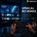 Air Mouse 3u1 sa žiroskopom, QWERTY tastaturom i IC daljinskim
