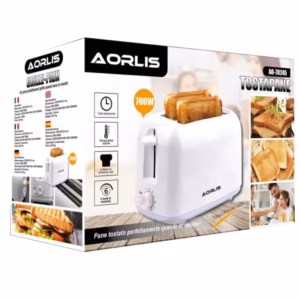 AORLIS Toster 700W za hleb AO-78245 — beli, 6 nivoa pečenja