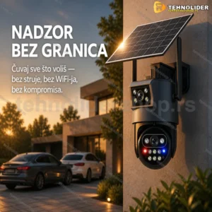 AOV 4G solarna kamera sa dva objektiva i SIM karticom – 4K IP66