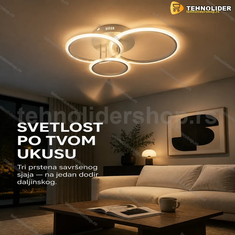 Bela LED plafonjera 84W DL1179 sa daljinskim upravljačem Bela LED plafonjera 84W DL1179 sa daljinskim upravljačem