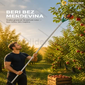 Berač voća 150 cm — branje sa visine bez merdevina