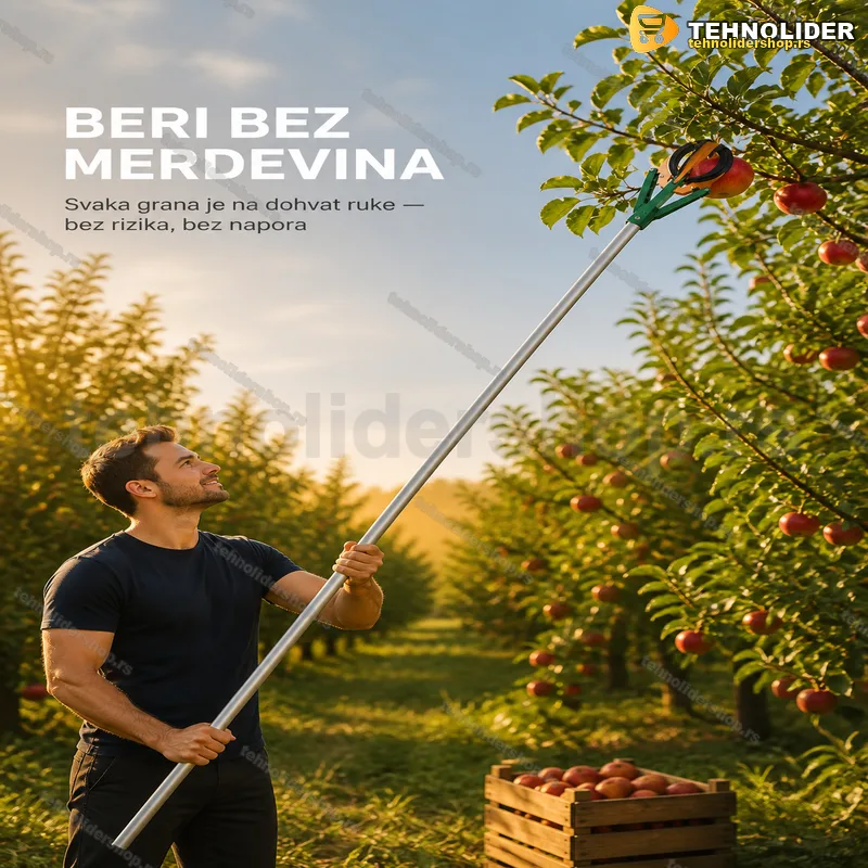 Berač voća 150 cm — branje sa visine bez merdevina Berač voća 150 cm — branje sa visine bez merdevina