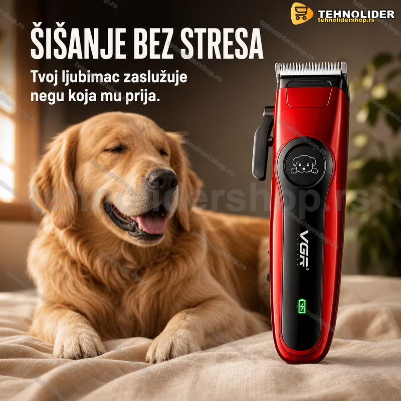 Bežična mašinica za šišanje pasa i mačaka VGR V-202 Bežična mašinica za šišanje pasa i mačaka VGR V-202