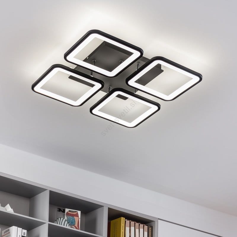 Brilagi BG0932 LED plafonjera crna 85W 42×42 cm sa daljinskim crna LED plafonjera - u upotrebi