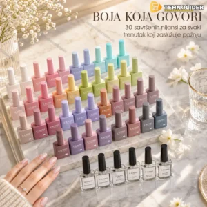 CANNI CC2 gel lak set 30 bočica 9 ml HEMA free