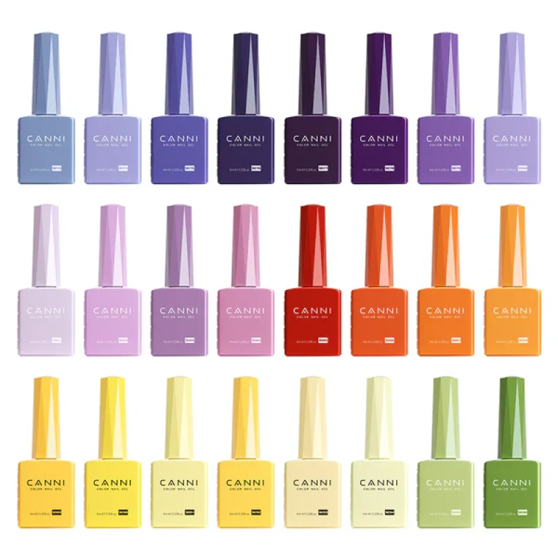CANNI CC4 gel lak set 30 bočica po 9 ml HEMA free CANNI CC4 set gel lakova - detalji