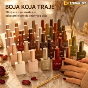 CANNI CC6 gel lakovi set 30 bočica po 9 ml HEMA free
