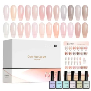 CANNI CC7 gel lak set 30 bočica po 9 ml HEMA free