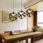 kockasta viseća lampa - pakovanje