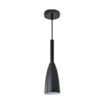 Crna viseća lampa u obliku kupe E27 — model SKD-P001