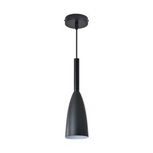 Crna viseća lampa u obliku kupe E27 — model SKD-P001