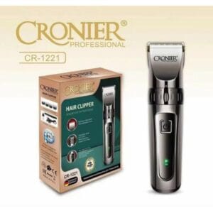 Cronier CR-1221 punjiva bežična mašinica za šišanje 0,8–2 mm - prednja strana