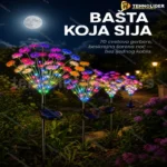 Dekorativne solarne lampe gerberi — set 2 kom, 140 cvetića