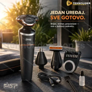 DSP 60087A punjivi brijač i trimer set za negu 4u1