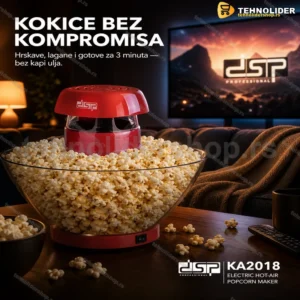 DSP KA2018 Aparat za kokice bez ulja na vrući vazduh 1200 W