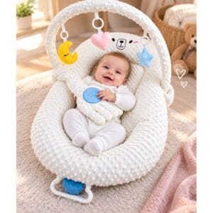 električna ležaljka za bebe - prednja strana