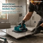 Električna vakuum hvataljka za pločice sa 2 punjive baterije