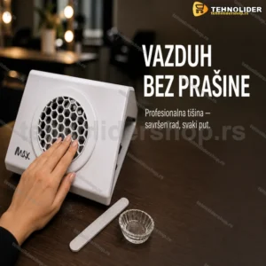 Električni aspirator za nokte MAX 100W — jedan ventilator