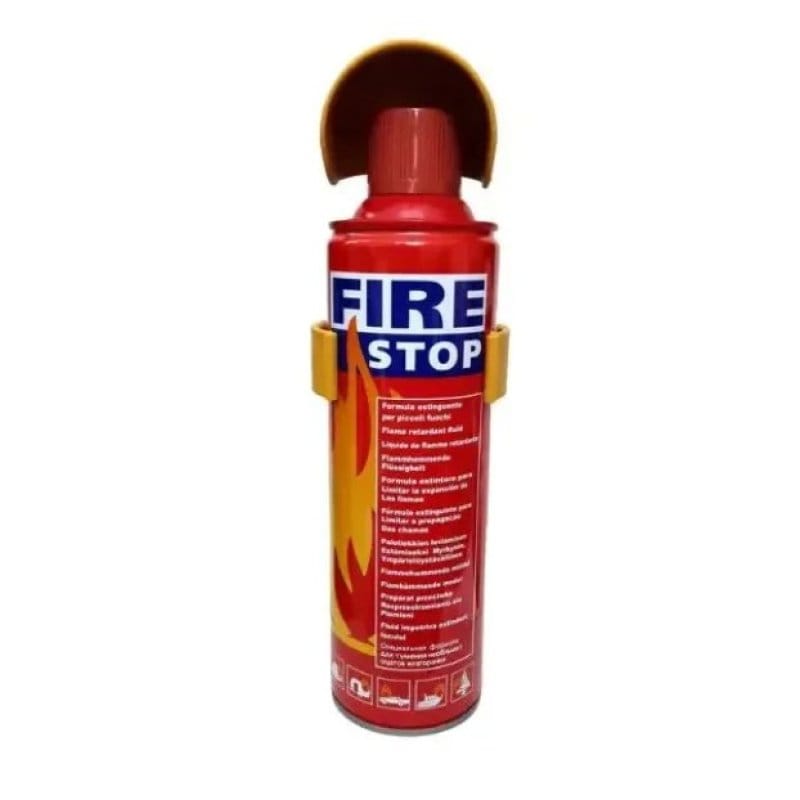 Fire Stop protivpožarni sprej 500 ml sa držačem za auto protivpožarni sprej - prednja strana