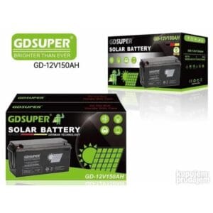 GD Super gel akumulator 12V 150Ah — solarni sistem