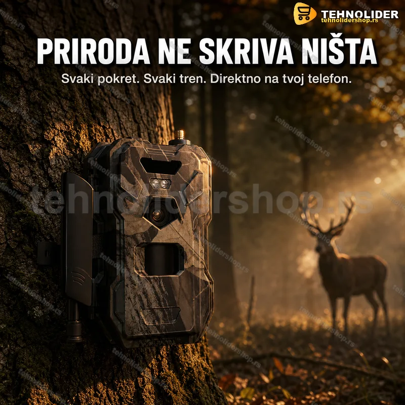 HC-880Pro lovačka kamera sa 4G vezom i maskirnim kućištem HC-880Pro lovačka kamera sa 4G vezom i maskirnim kućištem