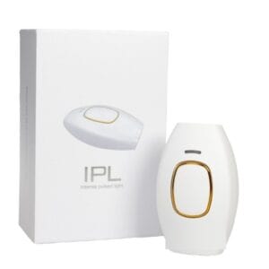 Kućni IPL epilator za uklanjanje dlačica — bela i roze boja