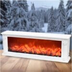 LED kamin sa efektom plamena — napajanje baterije ili USB