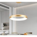 prstenasti LED luster - prednja strana
