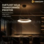 LED luster prstenasti HWJ-170 48W sa daljinskim upravljačem 40/50/60 cm