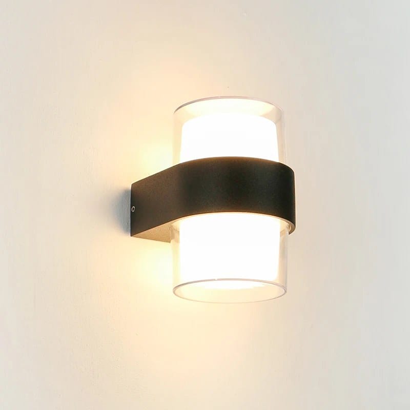 LED zidna lampa up-down sa akrilnim difuzorom za eksterijer up down zidna lampa - u upotrebi