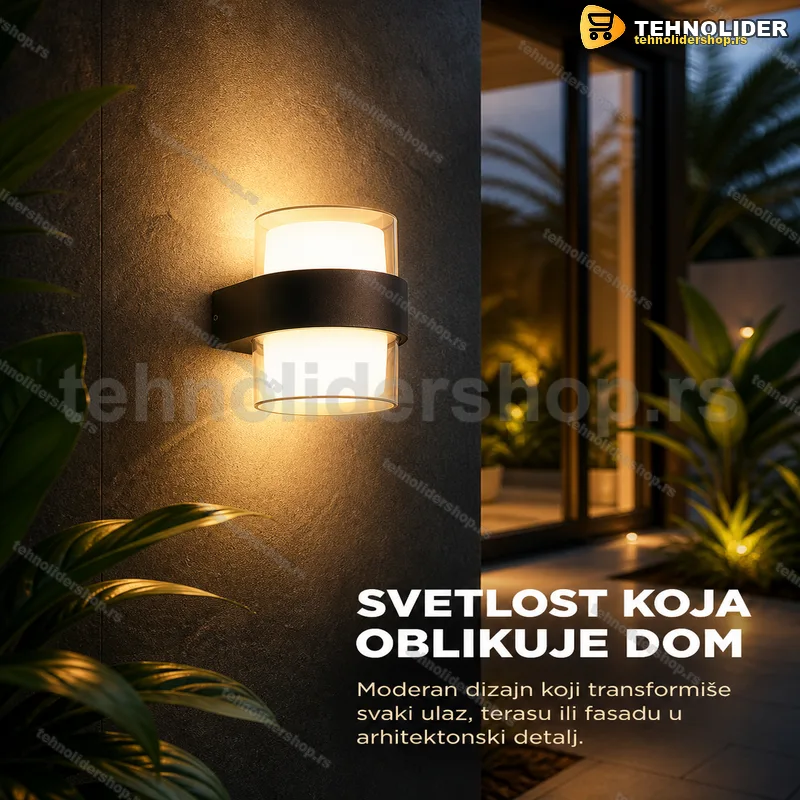 LED zidna lampa up-down sa akrilnim difuzorom za eksterijer LED zidna lampa up-down sa akrilnim difuzorom za eksterijer