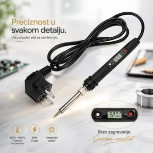 Lemilica digitalna 60W sa LCD displejem i podesivom temperaturom