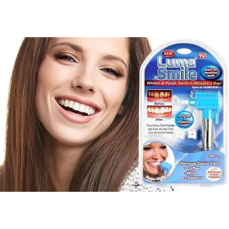 Luma Smile aparat za poliranje zuba sa LED svetlom i 5 nastavaka aparat za poliranje zuba - detalji