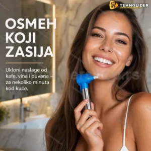 Luma Smile aparat za poliranje zuba sa LED svetlom i 5 nastavaka