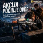 M416 AEG igračka-puška na gel kuglice sa bubanj magacinom