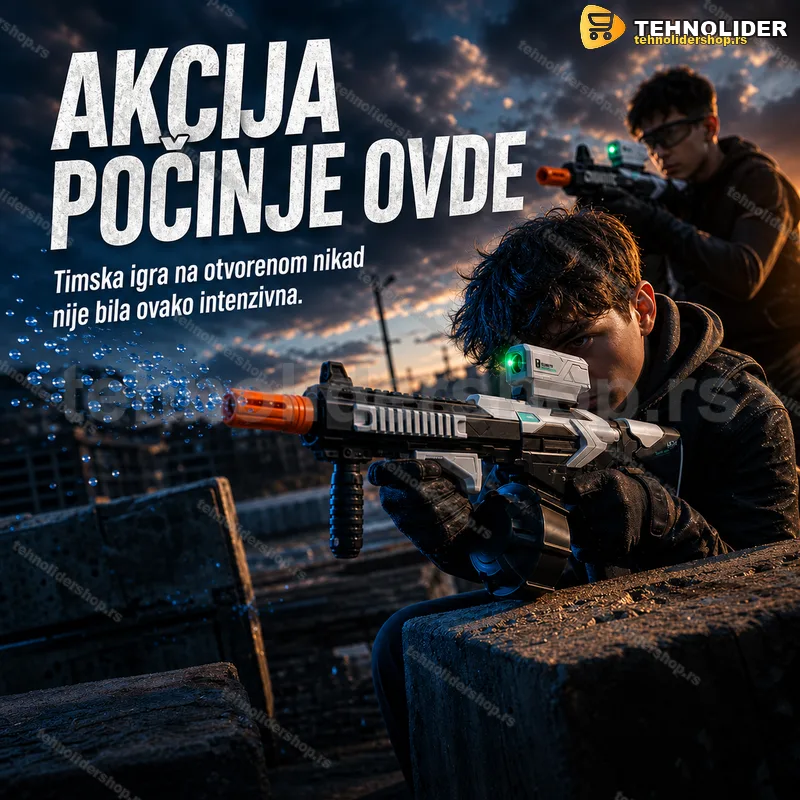 M416 AEG igračka-puška na gel kuglice sa bubanj magacinom M416 AEG igračka-puška na gel kuglice sa bubanj magacinom