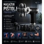 masažni pištolj - prednja strana