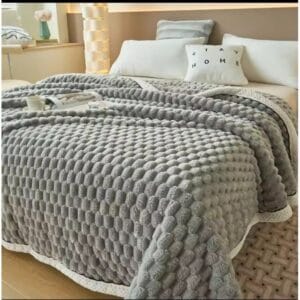 Mekano ćebe 200x230 cm sa 3D vafl reljefom — više boja