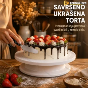 Okretna platforma za ukrašavanje torti 28 cm