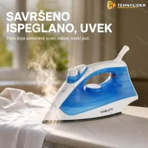 Parna pegla SOKANY 2073 sa keramičkim postoljem 1400W