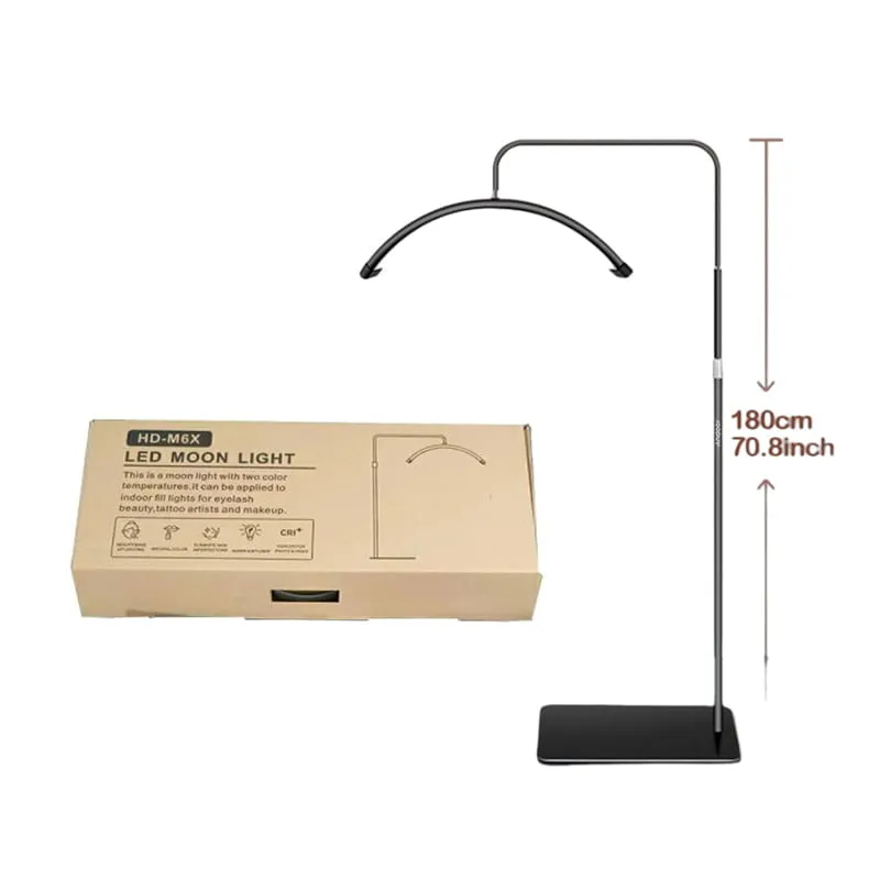 Podna LED lampa polumesec HD-M6X 40W sa podesivim stativom HD-M6X podna lampa polumesec - detalji