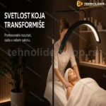 Podna LED lampa polumesec HD-M6X 40W sa podesivim stativom