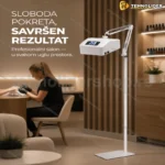 Podna UV/LED lampa za pedikir i manikir 48W, rotacija 360°