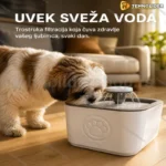 Pojilica fontana za pse i mačke 2,5 l — trostruka filtracija