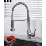 inox kuhinjska slavina - prednja strana
