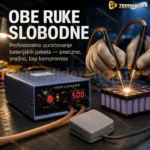 Punktir aparat 5000 W sa nožnom papučicom za baterijske ćelije