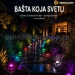 RGB LED lampe za baštu — komplet 15 modula, 10 m, IP67