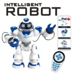Robot na daljinsko upravljanje sa hvataljkama i LED svetlom