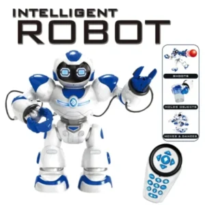 Robot na daljinsko upravljanje sa hvataljkama i LED svetlom