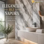Samolepljive PVC zidne ploče mermer belo-sivi 60x60 cm, 12 kom